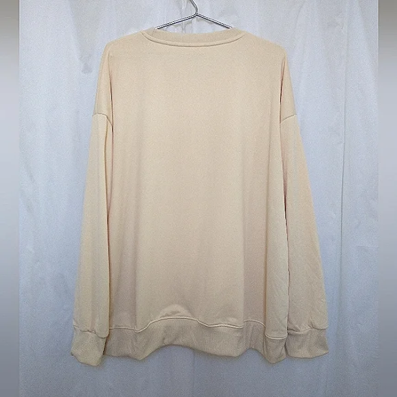 New Women's Polyester Life Goal  French Terry Sweatshirt  Expensive & Difficult - Picture 7 of 8